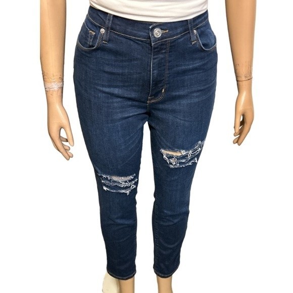 BDG Jeans TWIG High Rise Distressed Ripped Stretch Denim Skinny Size 31 - Picture 9 of 13